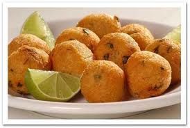 Bolinho de bacalhau porção c/07 und.